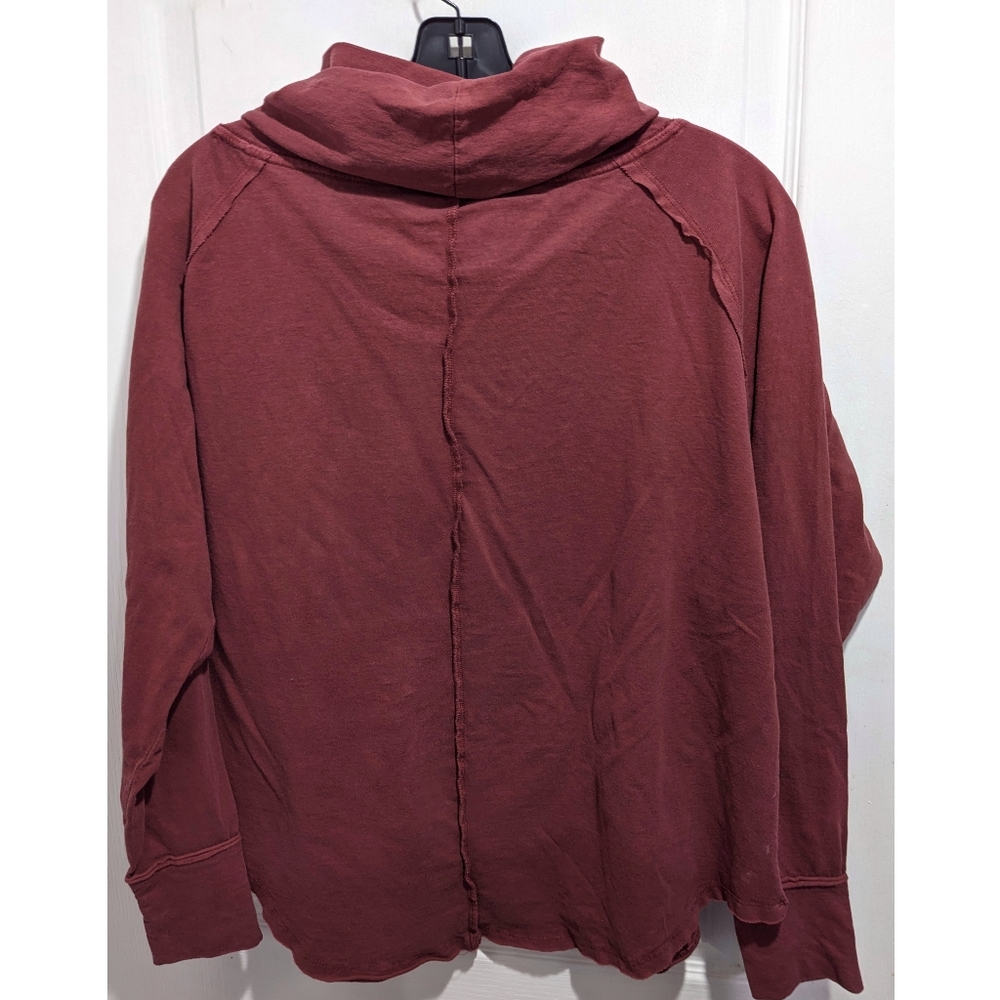 Free People (We The Free) | Don't You Want Me Tee in Wine - Picture 6 of 13